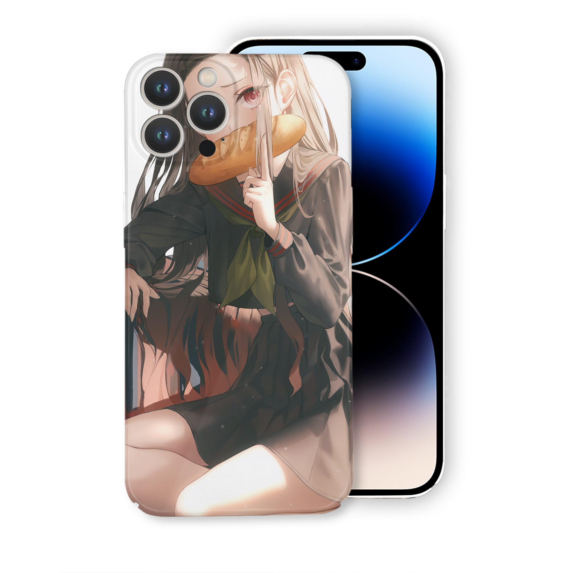 （画像用） 鬼滅の刃（きめつのやいば）竈門 禰󠄀豆子／かまど ねずこ Kamado Nezuko 【iPhone 14シリーズ対応】ハードケース